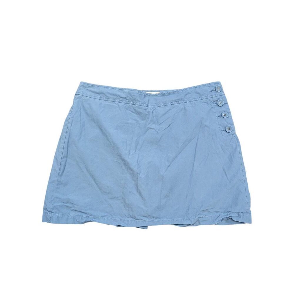 Dockers Blue Mini Skort with Buttons on Side Women's 12